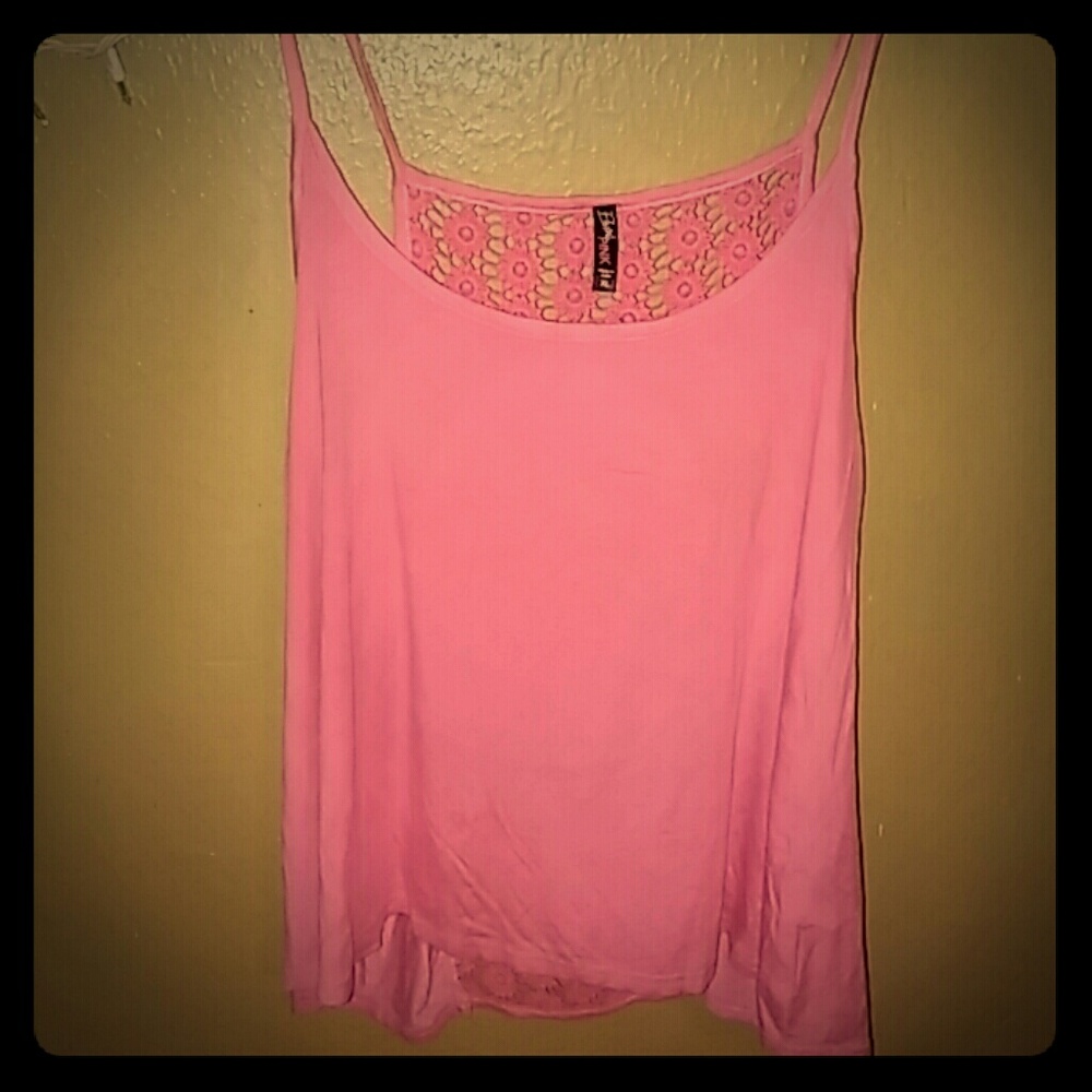 Hot pink tank top